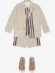 الصورة 2 من Burberry Kids بليزر مخطط بنقشة مونوغرام