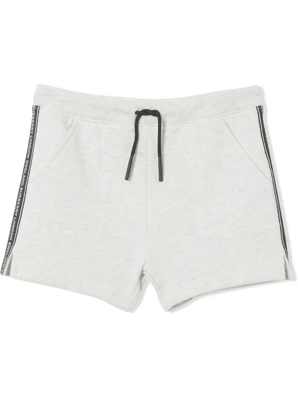 burberry shorts kids grey