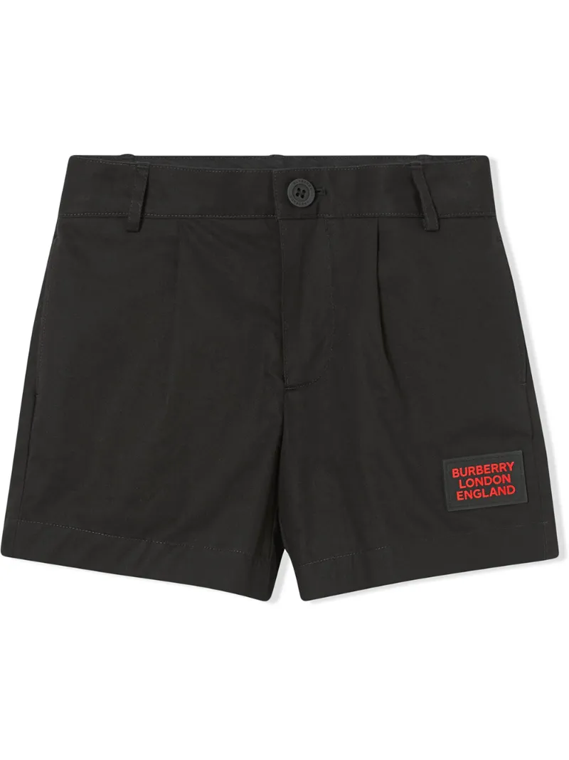 Click to view more detailed imagery on our partner's website Burberry Kids' Twill Tailored Shorts In Black