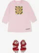 الصورة 2 من Burberry Kids فستان بطبعة غزال