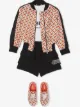 الصورة 2 من Burberry Kids جاكيت بومبر بطبعة مونوغرام