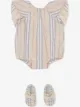 الصورة 2 من Burberry Kids بودي سوت كاروهات بتوقيع