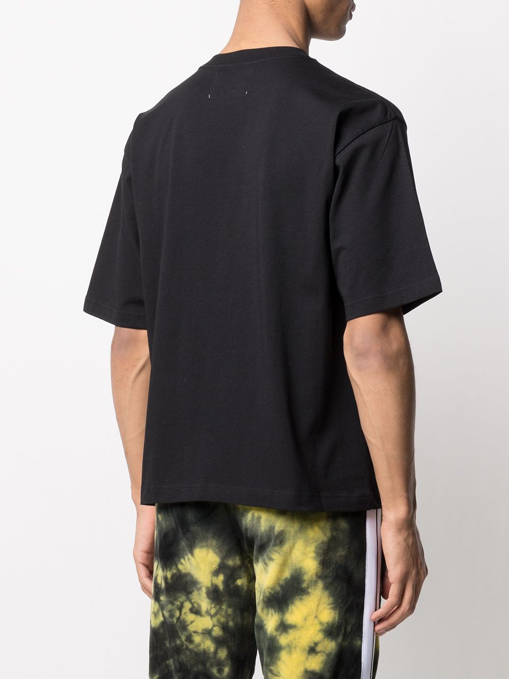 фото Youths in balaclava ink blot print t-shirt