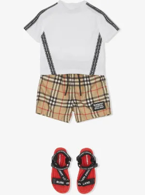 kids burberry swim shorts