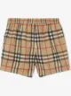 Burberry Kids شورت سباحة كاروهات كلاسيكي