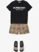 الصورة 2 من Burberry Kids شورت سباحة كاروهات كلاسيكي
