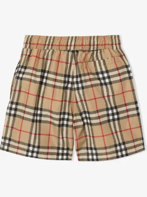 burberry shorts kids gold