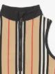 Burberry Kids ثوب سباحة مزين بخطوط وبسحّاب أمامي
