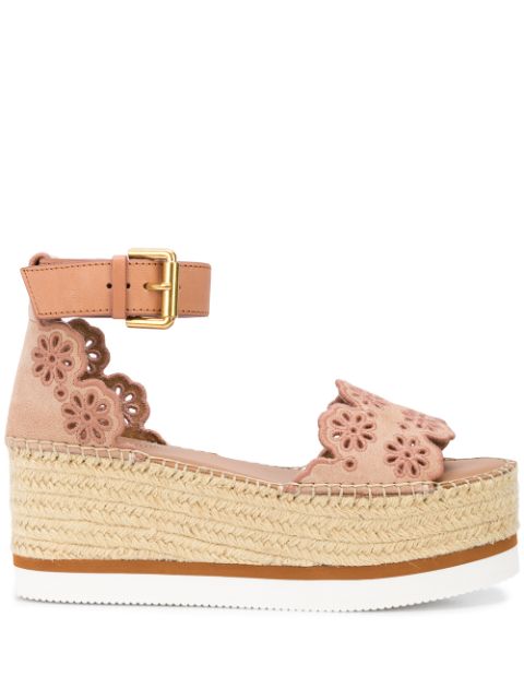 chloe platform sandals