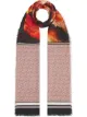 Image 1 of Burberry floral print monogram pattern scarf
