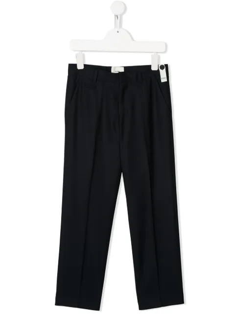 Fendi Kids front pleats smart trousers