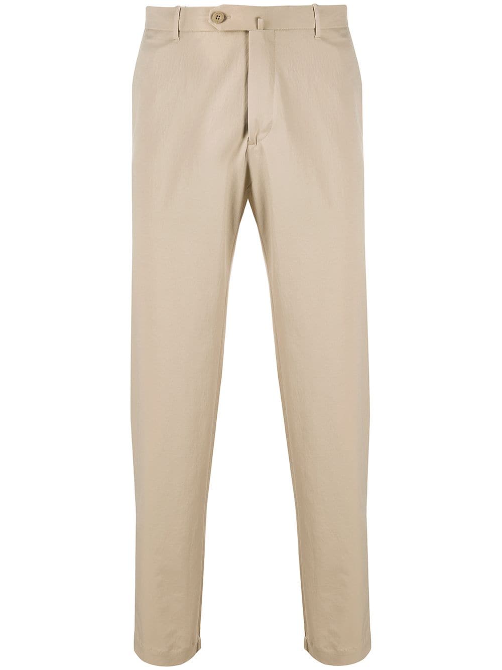 Incotex Slim-fit Tailored Trousers In Neutrals