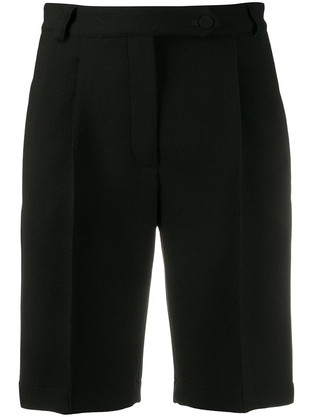 Styland High-waisted Tailored Shorts In Black