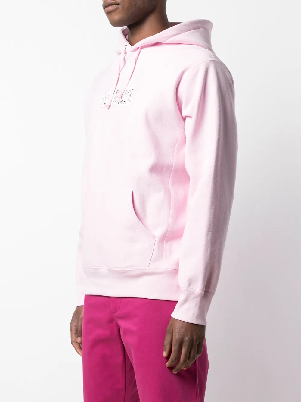 Supreme pink hotsell bogo hoodie