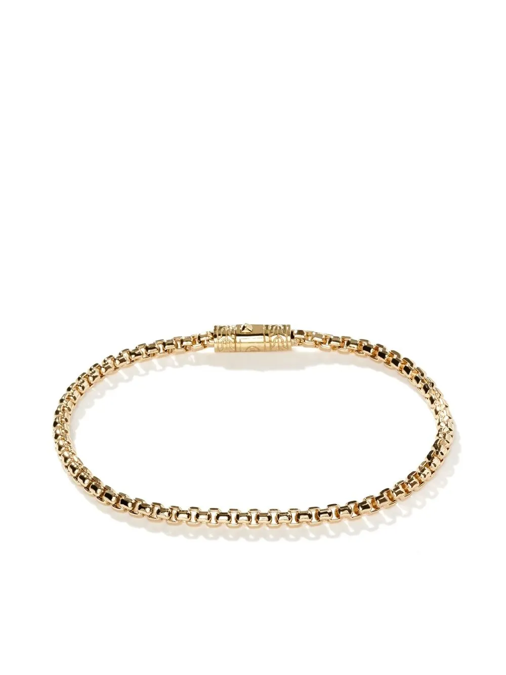 

John Hardy pulsera Classic Chain Box en oro amarillo de 18kt - Dorado