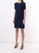 Carolina Herrera فستان بأكمام قصيرة
