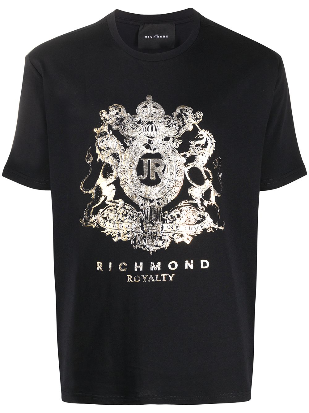 John Richmond T-shirt Mit Monogramm In Black