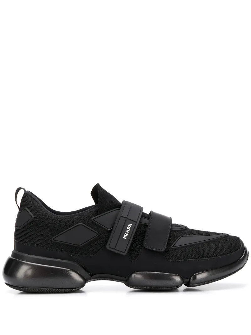 Prada – Cloudbust touch-strap sneakers – men – Polyamide/Polyester/Rubber – 7, 7.5, 8.5, 8, 9, 10, 5.5, 6, 9.5 – Black