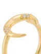 Nialaya Jewelry half-moon appliqué ring