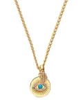 Nialaya Jewelry Skyfall Evil Eye pendant necklace - Gold