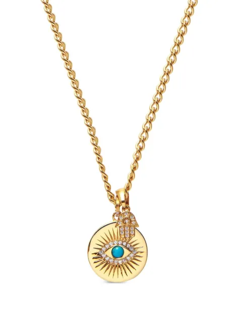 Nialaya Jewelry قلادة 'سكاي فول إيفل آي' بدلاية