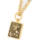 Nialaya Jewelry قلادة بدلاية منقوشة