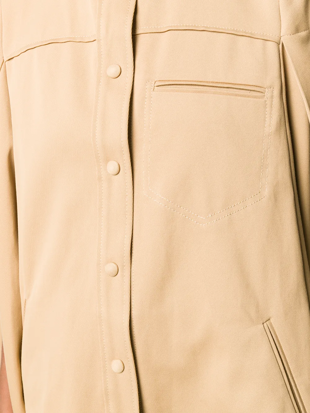 Courrèges Flared jas Beige