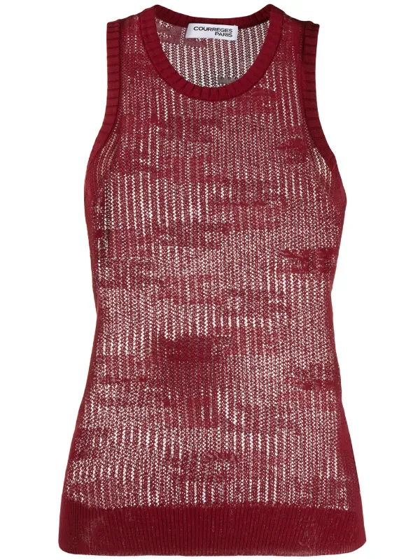 sheer vest top
