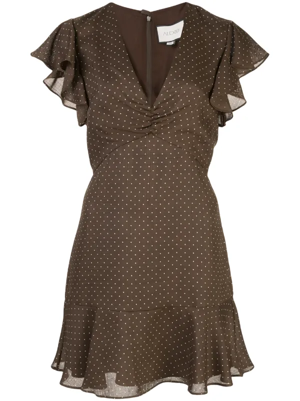 alexis polka dot dress