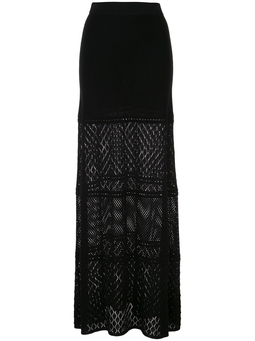 Alexis Ecco Maxi Skirt In Black