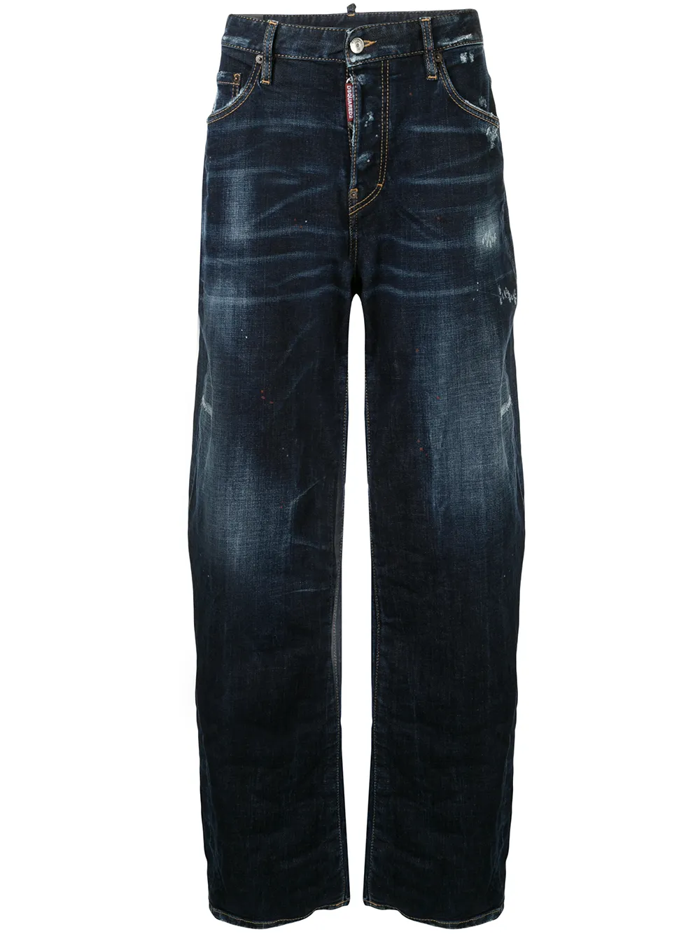 

Dsquared2 jeans con efecto desgastado - Azul