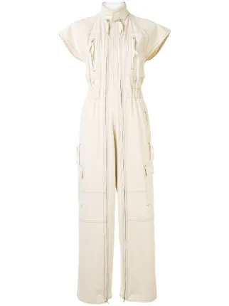 zip utility jumpsuit