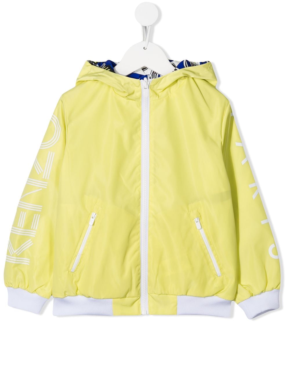 Kenzo Kids' Reversible Jacket In Yellow