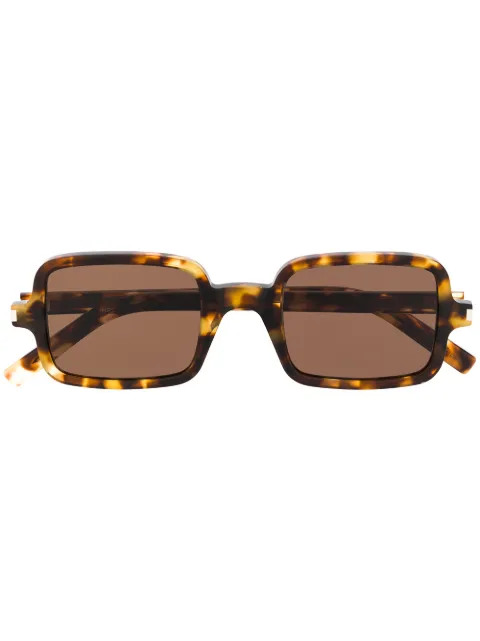 Saint Laurent Eyewear tortoiseshell square sunglasses