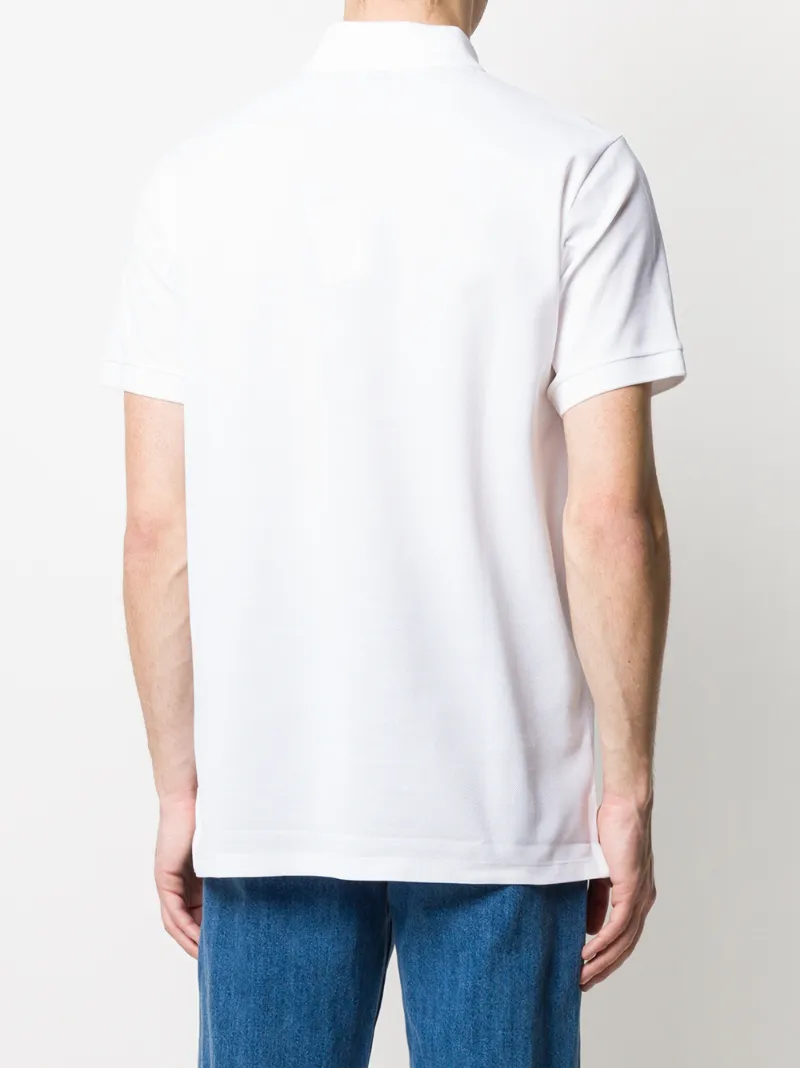 BURBERRY POLOSHIRT MIT LEOPARDEN-EINSATZ