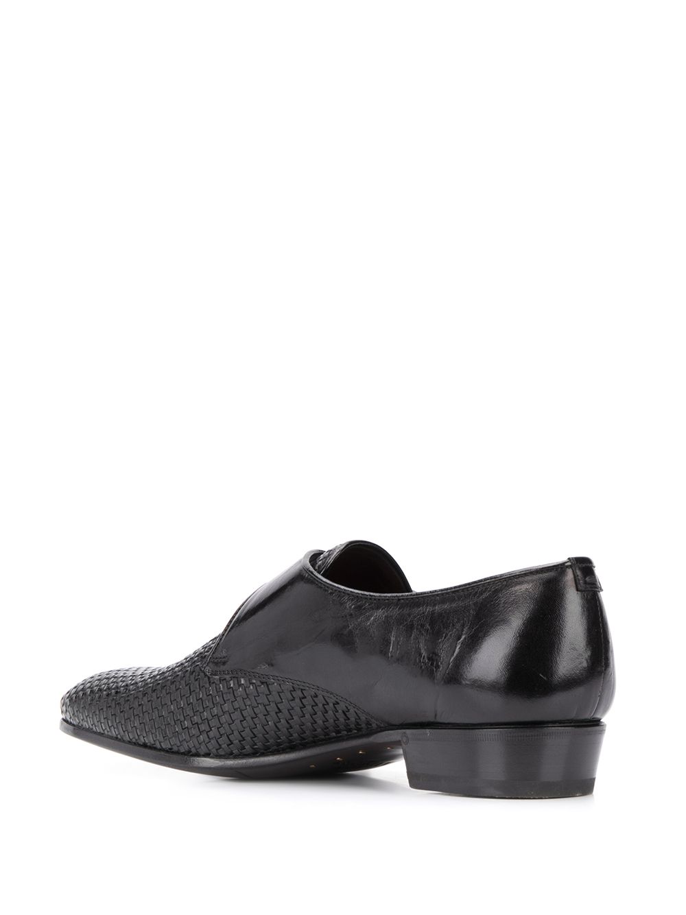 фото Lidfort woven-effect monk shoes