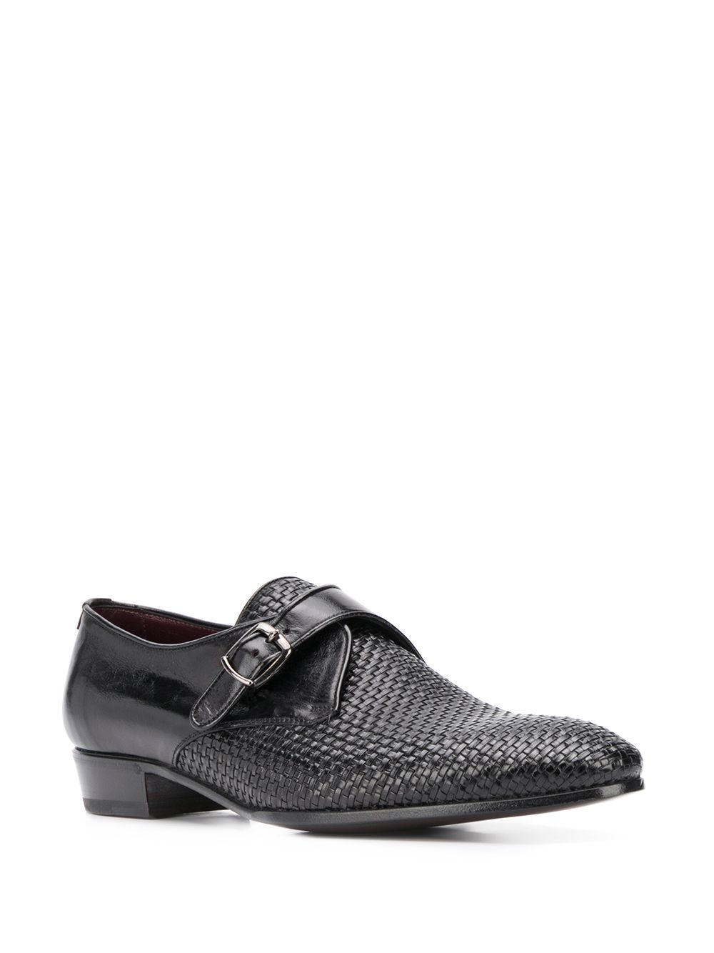 фото Lidfort woven-effect monk shoes