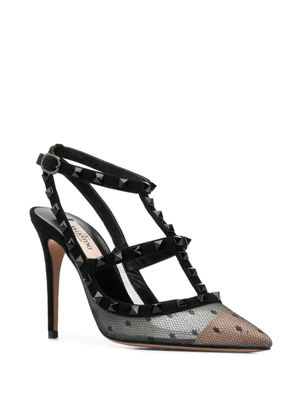 valentino mesh pumps