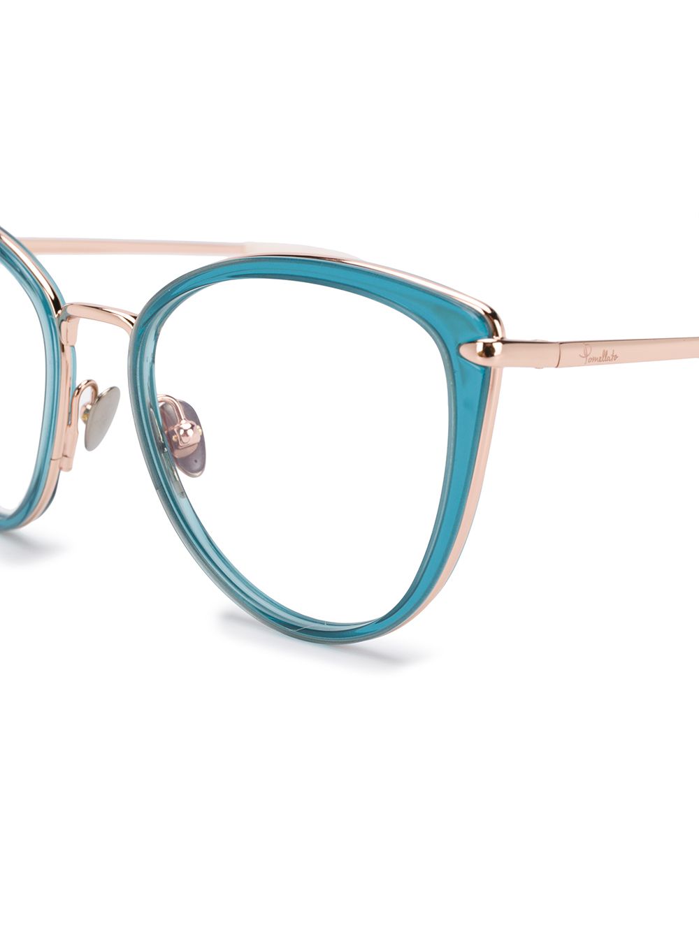 фото Pomellato eyewear two-tone cat-eye glasses