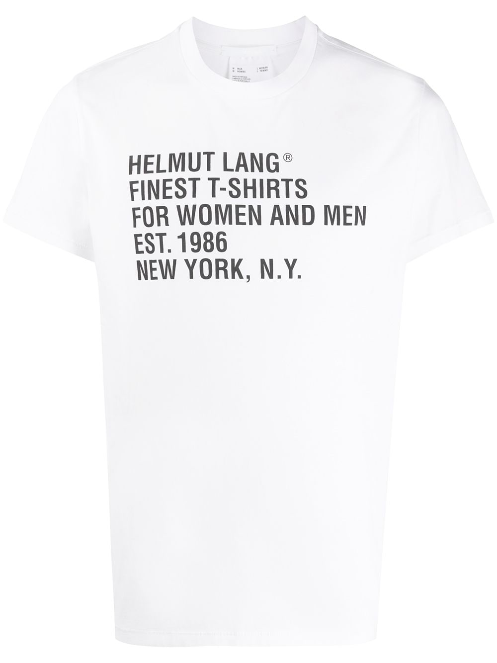 Helmut Lang graphic-print Cotton T-shirt - Farfetch