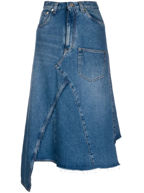 loewe denim skirt