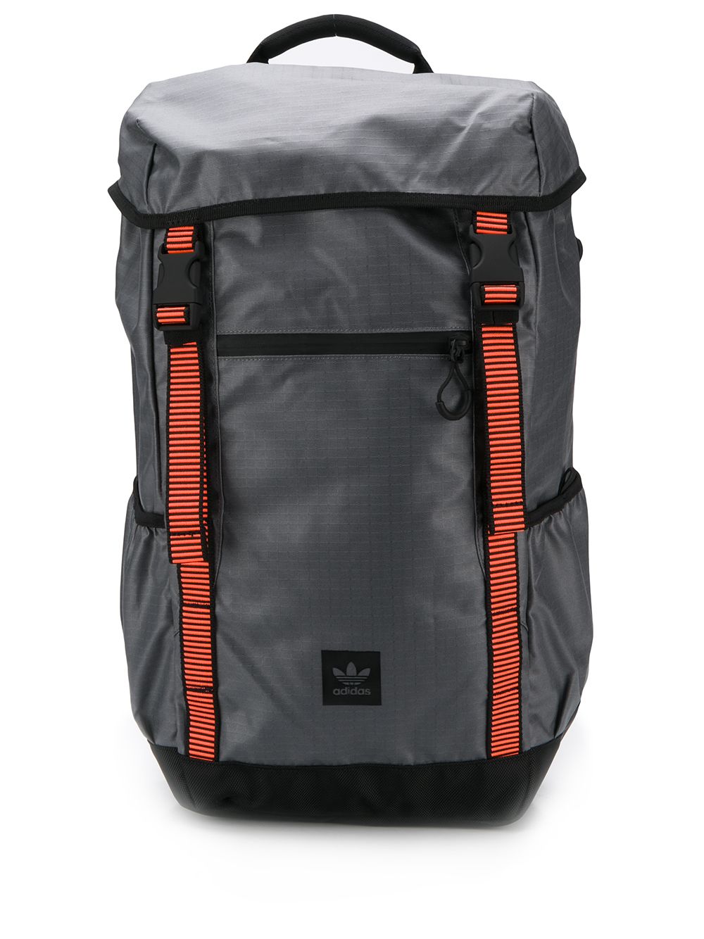 Adidas Originals Adjustable Buckle Backpack In Grey