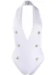 Image 1 of Balmain button detailed swimsuit