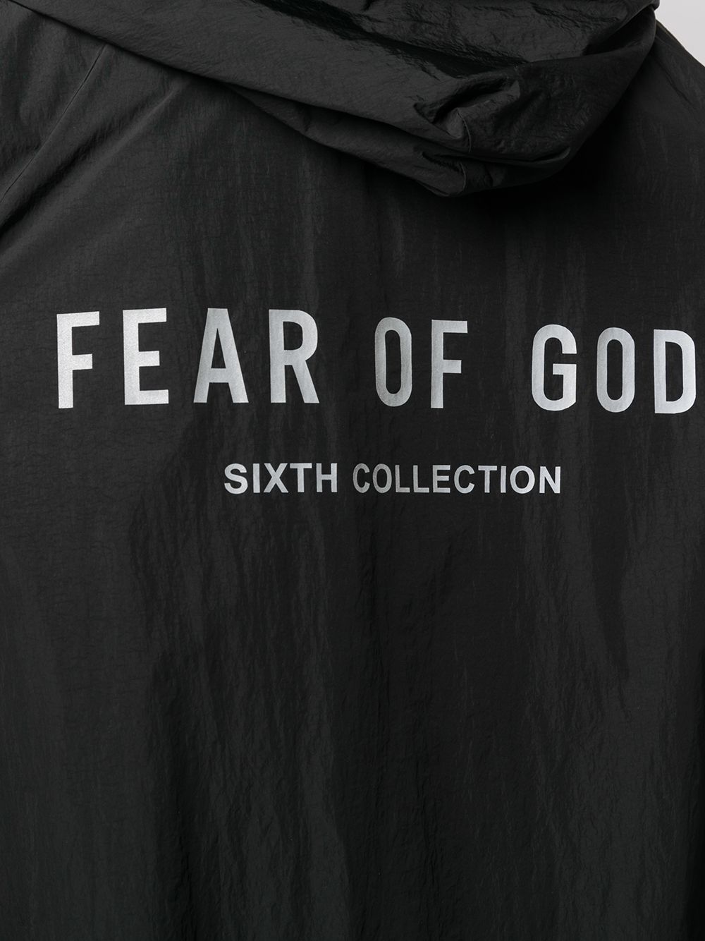 фото Fear of god пальто с капюшоном и логотипом