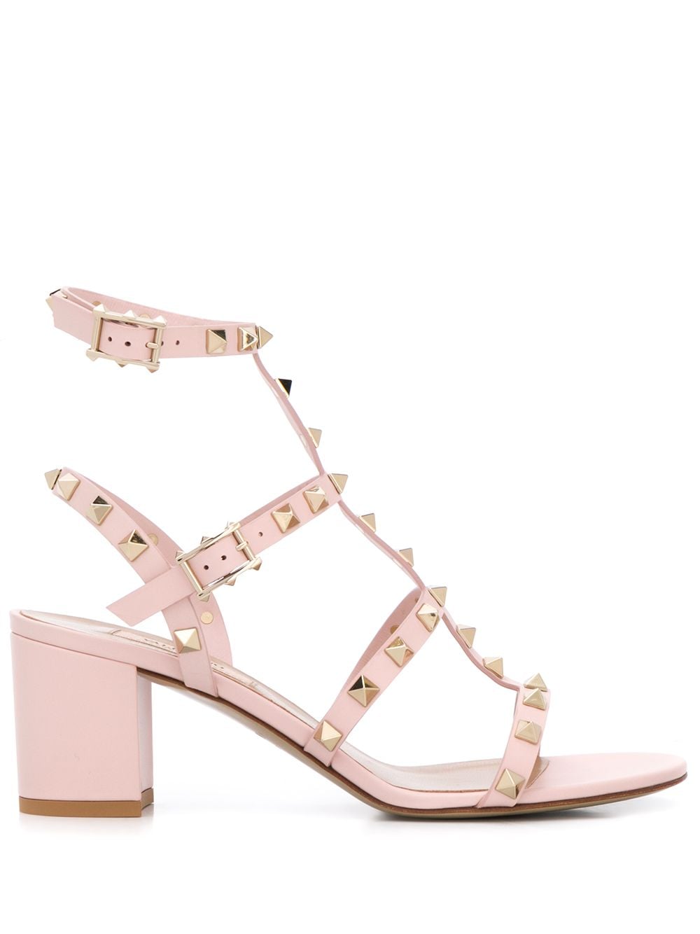 Valentino Garavani Rockstud block-heel Sandals - Farfetch