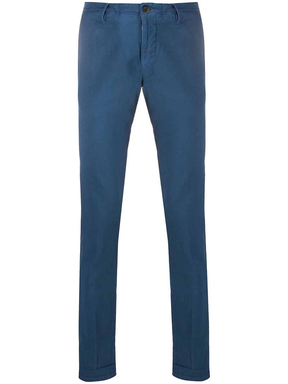 Incotex Slim-fit Chino Trousers In Blue