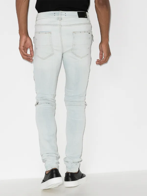 AMIRI MX2 bandana-patch Skinny Jeans - Farfetch