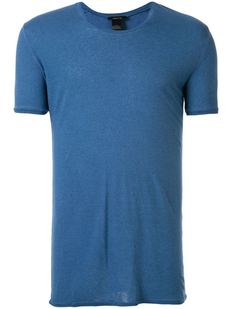 Shop Avant Toi Basic T-shirt In Blue