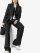 الصورة 2 من Maison Margiela بليزر بخطوط رفيعة وشعار الماركة