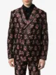 Edward Crutchley floral-jacquard blazer